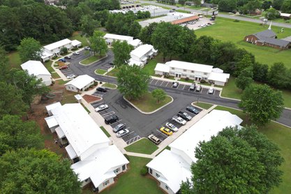 Alternative Aerial view of The Savoy Apartments community, located in Cartersville, GA